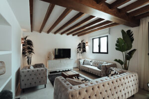 Villa Amiga: Luxury Mediterranean villa in Sant Carlos with a saltwater pool and country views