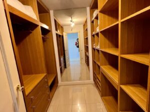 Talamanca Penthouse closet with ample space and modern design