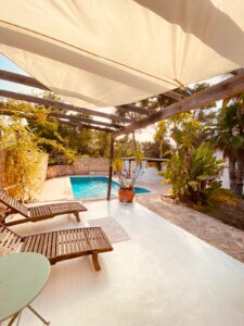 Yoga Platform with Views at Can Lua | Tranquil Oasis in Ibiza