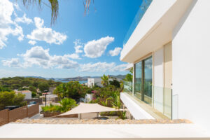 Luxury villa in Cap Martinet Ibiza with infinity pool and Mediterranean Sea views